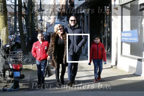 Amsterdam 23 februari 2018
Connie Witteman met verloofde Eugene v Dun en haar twee kleinkinderen