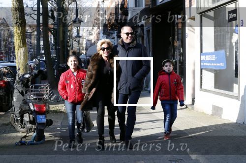Amsterdam 23 februari 2018
Connie Witteman met verloofde Eugene v Dun en haar twee kleinkinderen