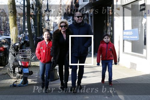 Amsterdam 23 februari 2018
Connie Witteman met verloofde Eugene v Dun en haar twee kleinkinderen