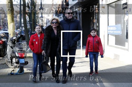 Amsterdam 23 februari 2018
Connie Witteman met verloofde Eugene v Dun en haar twee kleinkinderen