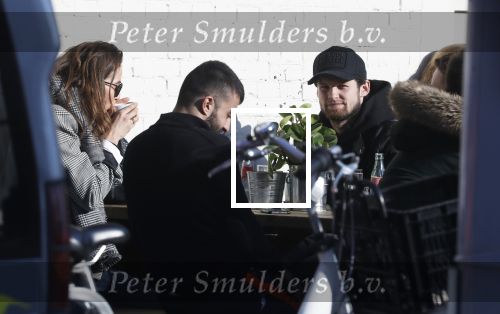 Amsterdam 18 februari 2018 
Daley Blind met zijn vriendin Candy-Rae Fleur. Ze zaten op terras en gingen daarna naar hun huis in Amsterdam zuid