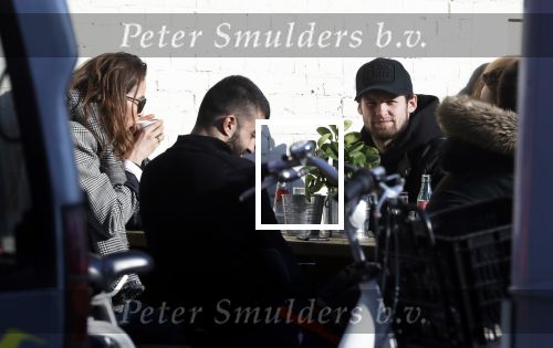 Amsterdam 18 februari 2018 
Daley Blind met zijn vriendin Candy-Rae Fleur. Ze zaten op terras en gingen daarna naar hun huis in Amsterdam zuid