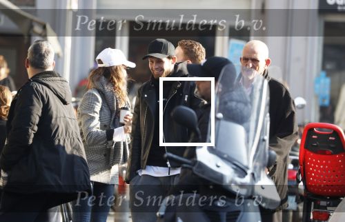 Amsterdam 18 februari 2018 
Daley Blind met zijn vriendin Candy-Rae Fleur. Ze zaten op terras en gingen daarna naar hun huis in Amsterdam zuid