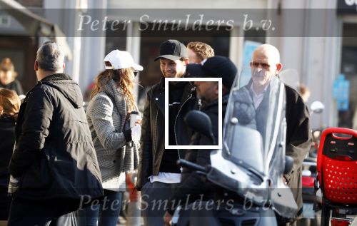 Amsterdam 18 februari 2018 
Daley Blind met zijn vriendin Candy-Rae Fleur. Ze zaten op terras en gingen daarna naar hun huis in Amsterdam zuid