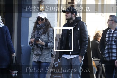 Amsterdam 18 februari 2018 
Daley Blind met zijn vriendin Candy-Rae Fleur. Ze zaten op terras en gingen daarna naar hun huis in Amsterdam zuid