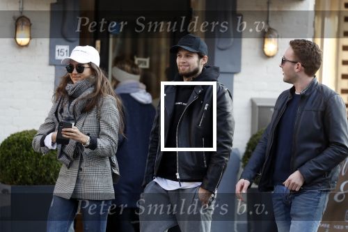 Amsterdam 18 februari 2018 
Daley Blind met zijn vriendin Candy-Rae Fleur. Ze zaten op terras en gingen daarna naar hun huis in Amsterdam zuid