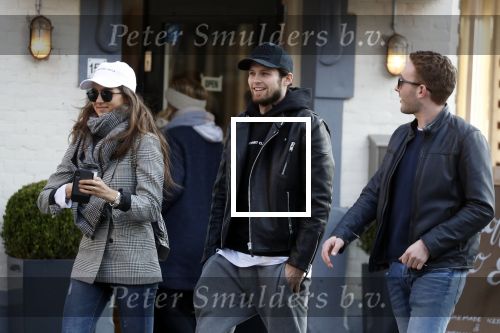 Amsterdam 18 februari 2018 
Daley Blind met zijn vriendin Candy-Rae Fleur. Ze zaten op terras en gingen daarna naar hun huis in Amsterdam zuid