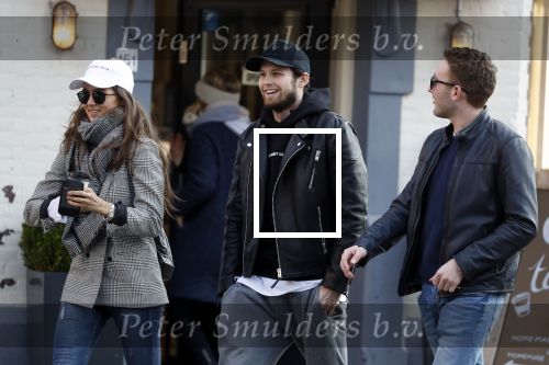 Amsterdam 18 februari 2018 
Daley Blind met zijn vriendin Candy-Rae Fleur. Ze zaten op terras en gingen daarna naar hun huis in Amsterdam zuid