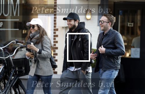 Amsterdam 18 februari 2018 
Daley Blind met zijn vriendin Candy-Rae Fleur. Ze zaten op terras en gingen daarna naar hun huis in Amsterdam zuid