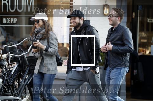 Amsterdam 18 februari 2018 
Daley Blind met zijn vriendin Candy-Rae Fleur. Ze zaten op terras en gingen daarna naar hun huis in Amsterdam zuid