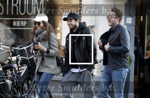 Amsterdam 18 februari 2018 
Daley Blind met zijn vriendin Candy-Rae Fleur. Ze zaten op terras en gingen daarna naar hun huis in Amsterdam zuid