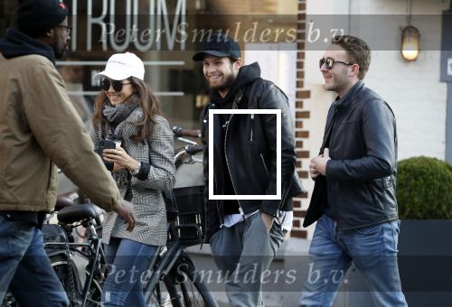 Amsterdam 18 februari 2018 
Daley Blind met zijn vriendin Candy-Rae Fleur. Ze zaten op terras en gingen daarna naar hun huis in Amsterdam zuid