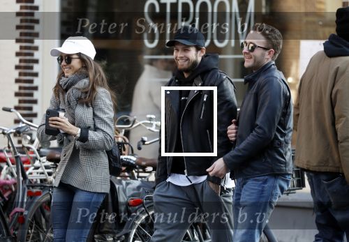 Amsterdam 18 februari 2018 
Daley Blind met zijn vriendin Candy-Rae Fleur. Ze zaten op terras en gingen daarna naar hun huis in Amsterdam zuid