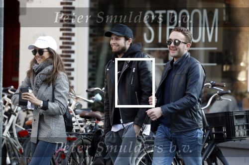 Amsterdam 18 februari 2018 
Daley Blind met zijn vriendin Candy-Rae Fleur. Ze zaten op terras en gingen daarna naar hun huis in Amsterdam zuid