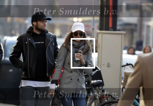 Amsterdam 18 februari 2018 
Daley Blind met zijn vriendin Candy-Rae Fleur. Ze zaten op terras en gingen daarna naar hun huis in Amsterdam zuid