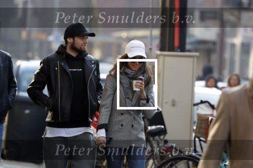 Amsterdam 18 februari 2018 
Daley Blind met zijn vriendin Candy-Rae Fleur. Ze zaten op terras en gingen daarna naar hun huis in Amsterdam zuid