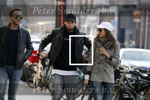 Amsterdam 18 februari 2018 
Daley Blind met zijn vriendin Candy-Rae Fleur. Ze zaten op terras en gingen daarna naar hun huis in Amsterdam zuid
