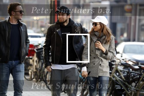 Amsterdam 18 februari 2018 
Daley Blind met zijn vriendin Candy-Rae Fleur. Ze zaten op terras en gingen daarna naar hun huis in Amsterdam zuid