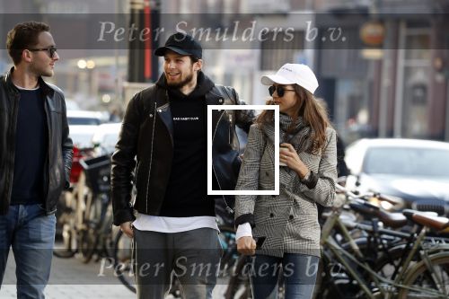 Amsterdam 18 februari 2018 
Daley Blind met zijn vriendin Candy-Rae Fleur. Ze zaten op terras en gingen daarna naar hun huis in Amsterdam zuid