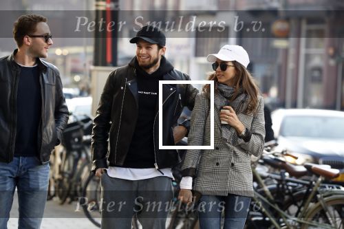 Amsterdam 18 februari 2018 
Daley Blind met zijn vriendin Candy-Rae Fleur. Ze zaten op terras en gingen daarna naar hun huis in Amsterdam zuid