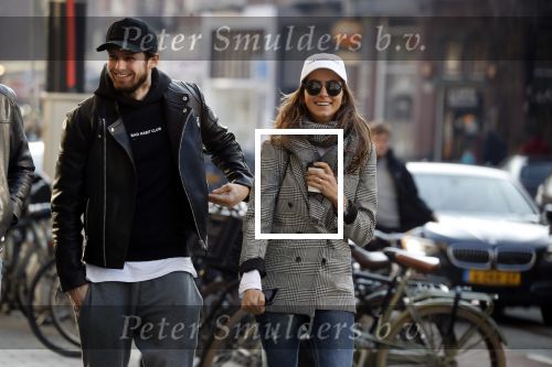 Amsterdam 18 februari 2018 
Daley Blind met zijn vriendin Candy-Rae Fleur. Ze zaten op terras en gingen daarna naar hun huis in Amsterdam zuid