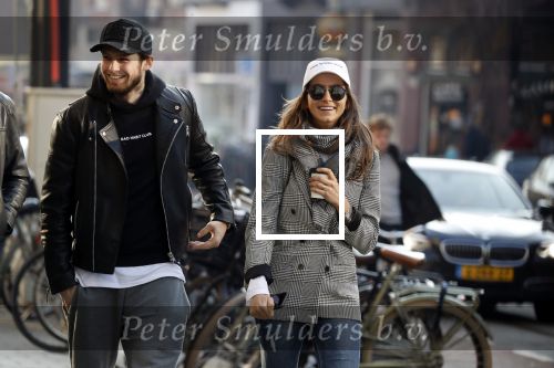 Amsterdam 18 februari 2018 
Daley Blind met zijn vriendin Candy-Rae Fleur. Ze zaten op terras en gingen daarna naar hun huis in Amsterdam zuid