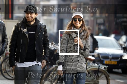 Amsterdam 18 februari 2018 
Daley Blind met zijn vriendin Candy-Rae Fleur. Ze zaten op terras en gingen daarna naar hun huis in Amsterdam zuid