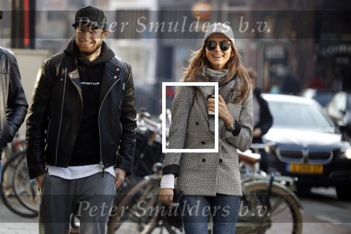 Amsterdam 18 februari 2018 
Daley Blind met zijn vriendin Candy-Rae Fleur. Ze zaten op terras en gingen daarna naar hun huis in Amsterdam zuid
