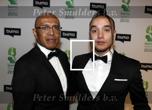 Amsterdam 5 maart 2018 
Buma prijzen in theater Amsterdam. Daniel Tuparia met vader