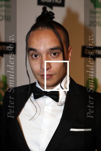 Amsterdam 5 maart 2018 
Buma prijzen in theater Amsterdam. Daniel Tuparia met vader
