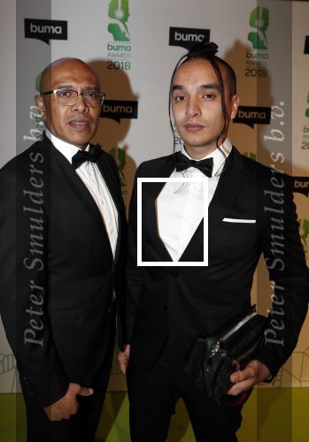 Amsterdam 5 maart 2018 
Buma prijzen in theater Amsterdam. Daniel Tuparia met vader