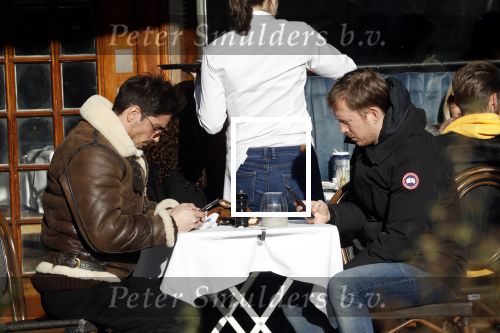 Amsterdam 7 februari 2018  
Robert de Hoog en Daniel de Ridder op terras