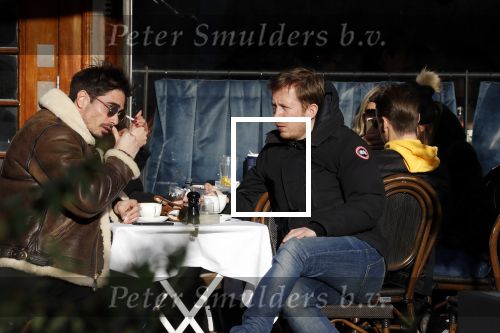 Amsterdam 7 februari 2018  
Robert de Hoog en Daniel de Ridder op terras