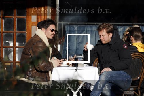 Amsterdam 7 februari 2018  
Robert de Hoog en Daniel de Ridder op terras