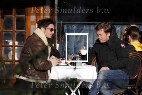 Amsterdam 7 februari 2018  
Robert de Hoog en Daniel de Ridder op terras