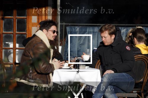 Amsterdam 7 februari 2018  
Robert de Hoog en Daniel de Ridder op terras