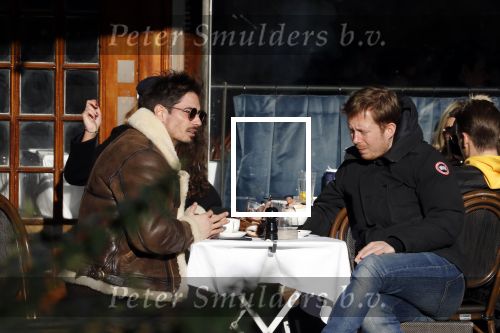 Amsterdam 7 februari 2018  
Robert de Hoog en Daniel de Ridder op terras