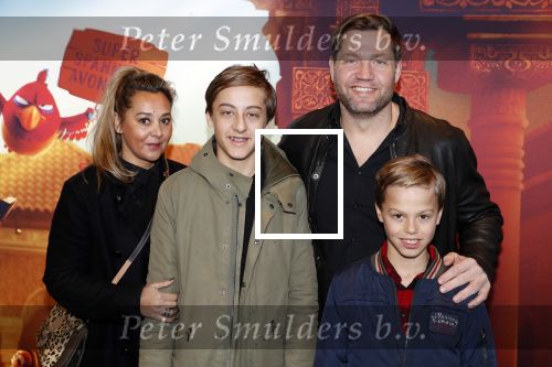 Amsterdam 11 februari 2018
Premiere Ted en het geheim van koning Midas in Pathe arena. Dennis v d Geest met vrouw en zoons