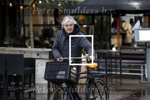 Amsterdam 8 maart 2018
Derek de Lint met zijn fiets bij de Albert Cuyp