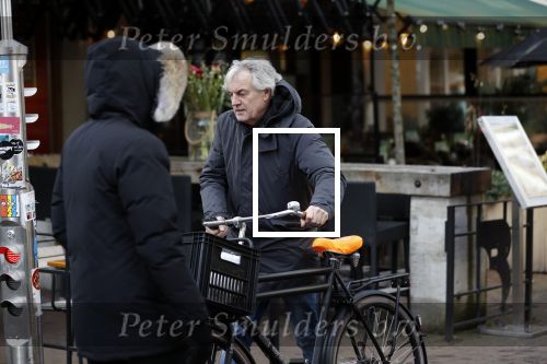 Amsterdam 8 maart 2018
Derek de Lint met zijn fiets bij de Albert Cuyp