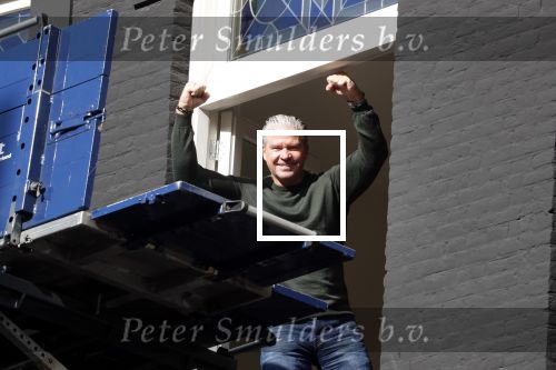 Amsterdam 12 maart 2018
Dries en Honoria Roelvink  verhuizen naar hun nieuwe appartement op de pc Hooftstraat