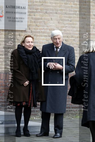 Rotterdam 20 februari 2018
Dienst voor overlijden /begrafenis Ruud Lubbers in de Laurentius Elisabeth Kathedraal. Dries v Agt