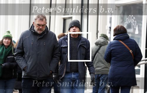 Amsterdam 3 maart 2018  
Eddy Terstal en Rob Hoogland op straat in Amsterdam