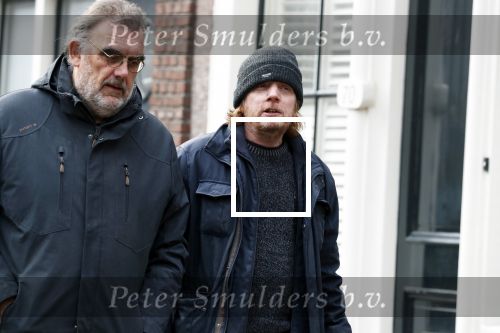 Amsterdam 3 maart 2018  
Eddy Terstal en Rob Hoogland op straat in Amsterdam