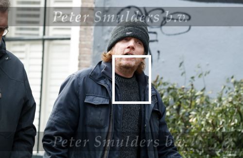 Amsterdam 3 maart 2018  
Eddy Terstal en Rob Hoogland op straat in Amsterdam