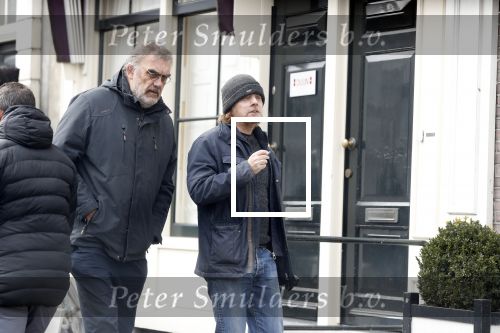 Amsterdam 3 maart 2018  
Eddy Terstal en Rob Hoogland op straat in Amsterdam