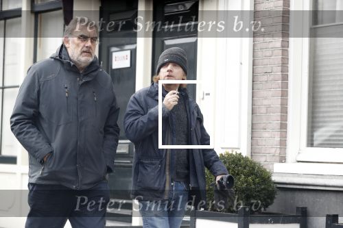 Amsterdam 3 maart 2018  
Eddy Terstal en Rob Hoogland op straat in Amsterdam