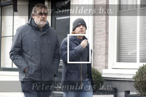 Amsterdam 3 maart 2018  
Eddy Terstal en Rob Hoogland op straat in Amsterdam