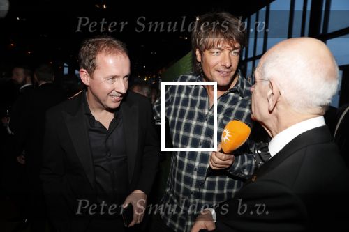 Amsterdam 5 maart 2018 
Buma prijzen in theater Amsterdam. Edwin Evers Frank danen en Frits Spits
