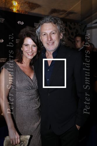 Amsterdam 9 maart 2018 
Boekenbal 2018 in de schouwburg van Amsterdam. Edwin Winkels met partner